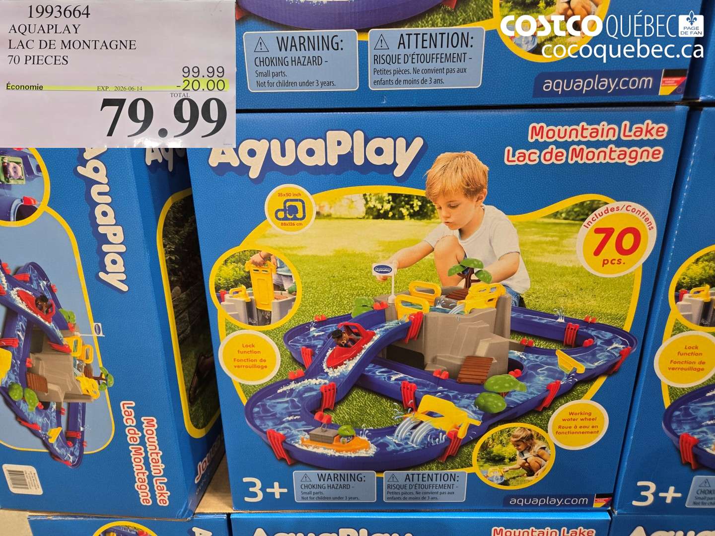 1993664 AQUAPLAY LAC DE MONTAGNE 70 PIECES ($20.00 INSTANT SAVINGS EXPIRES ON 2026-06-14) $79.99