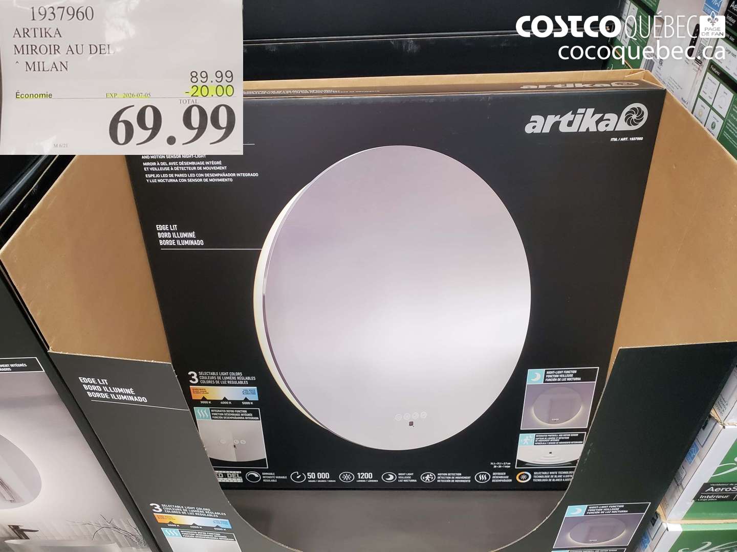 1937960 ARTIKA MIROIR AU DEL MILAN ($20.00 INSTANT SAVINGS EXPIRES ON 2026-07-05) $69.99