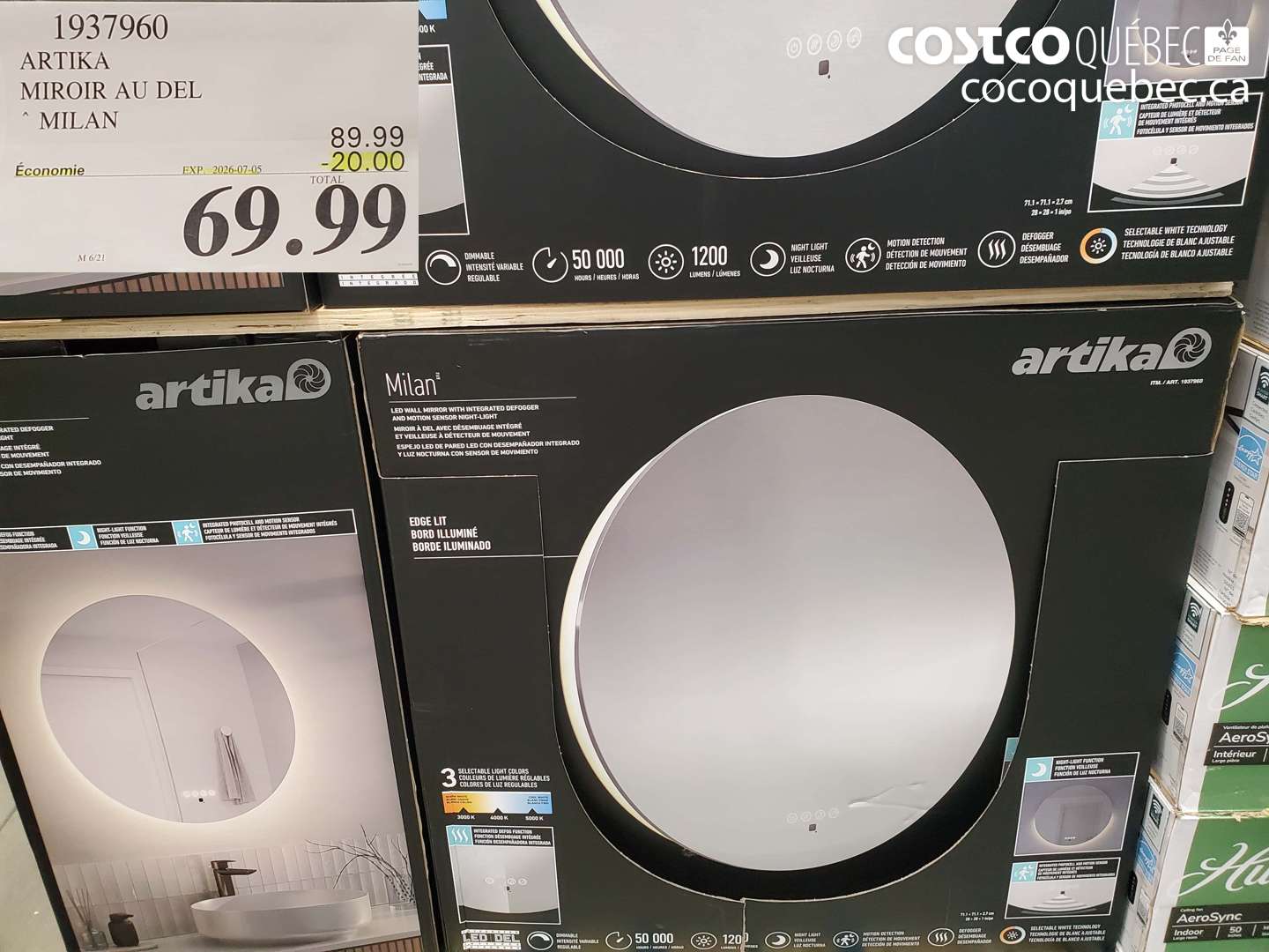 1937960 ARTIKA MIROIR AU DEL MILAN ($20.00 INSTANT SAVINGS EXPIRES ON 2026-07-05) $69.99