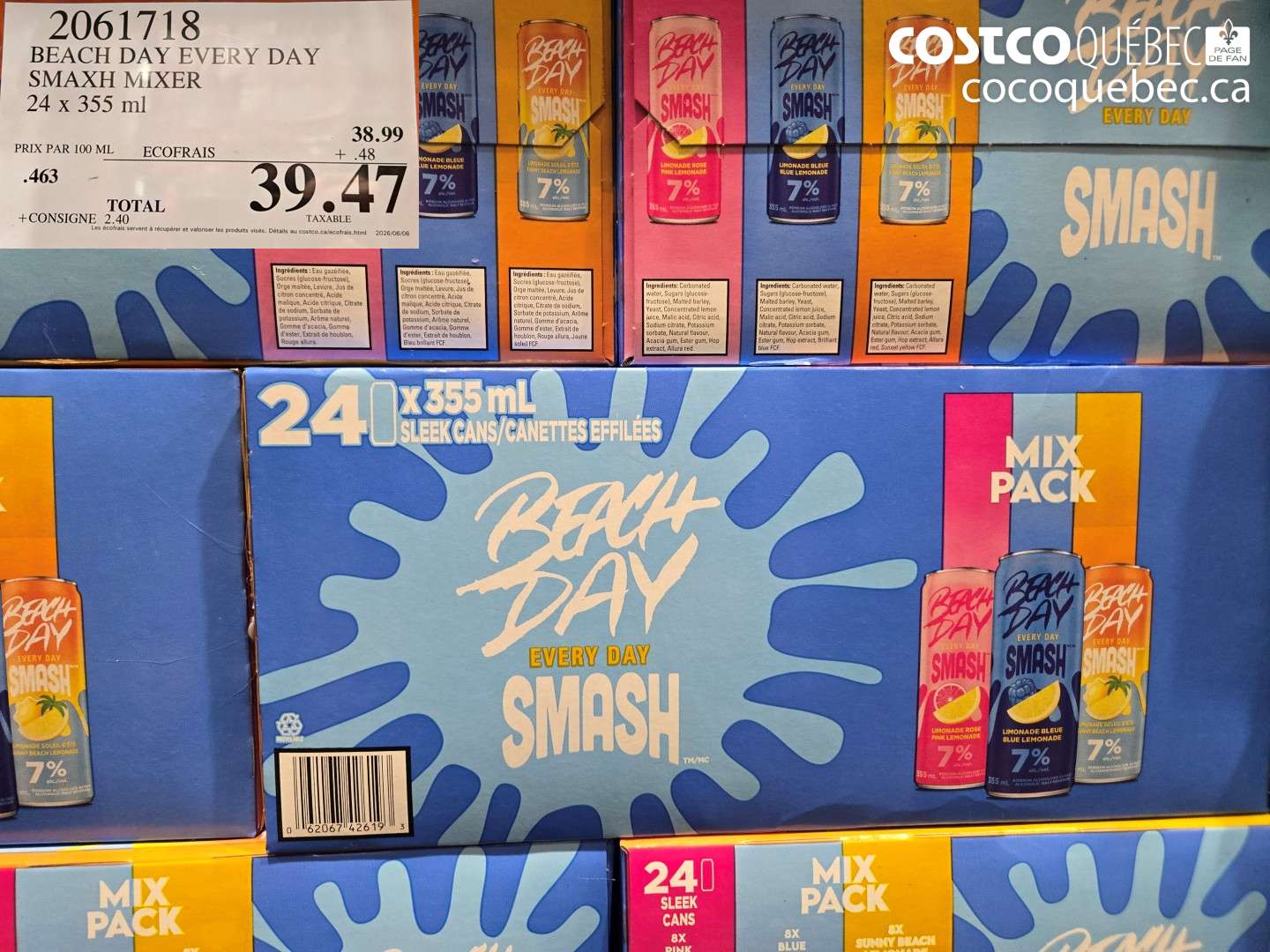 2061718 BEACH DAY EVERY DAY SMAXH MIXER $39.47