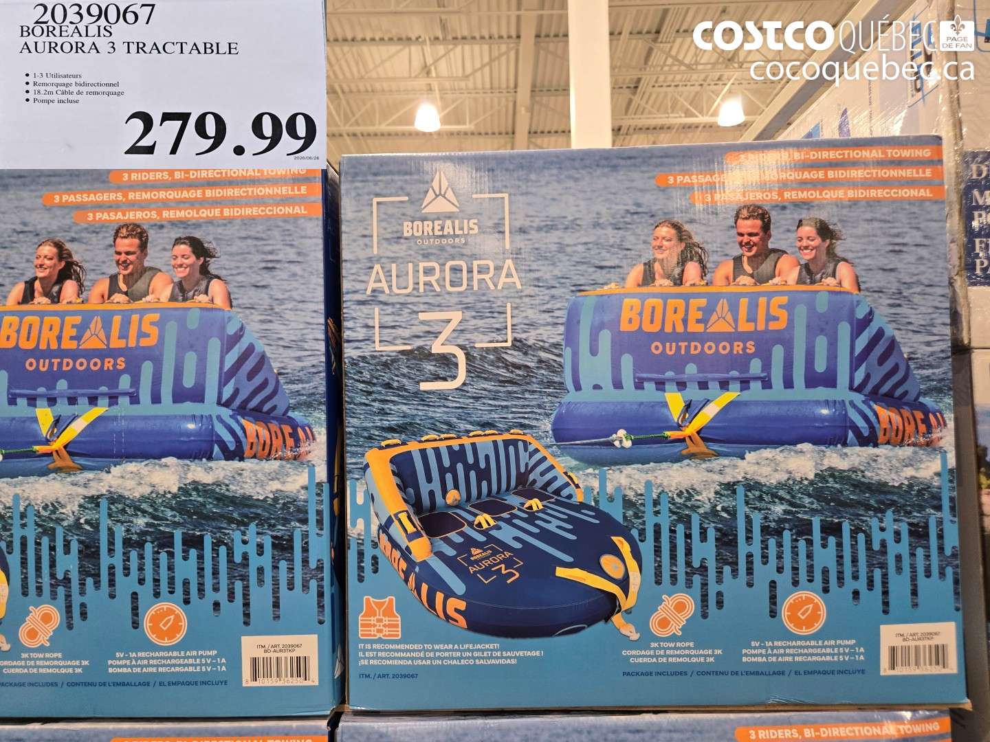 2039067 BOREALIS AURORA 3 TRACTABLE $279.99