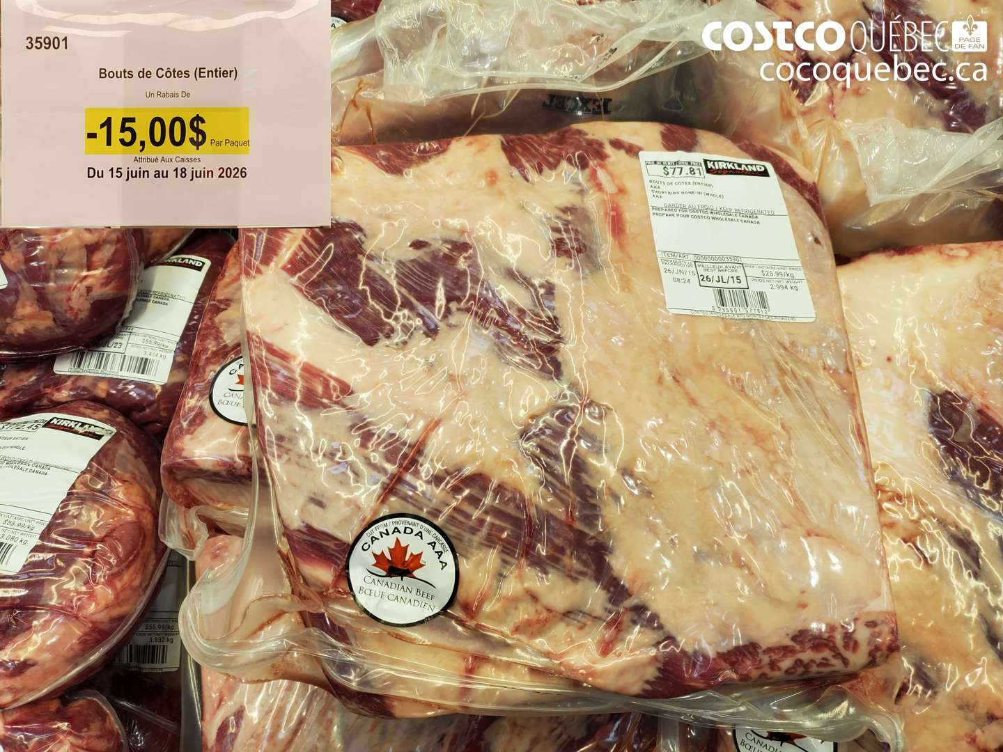 35901 BOUTS DE CÔTES (ENTIER) ($15.00 INSTANT SAVINGS EXPIRES ON 2026-06-18)