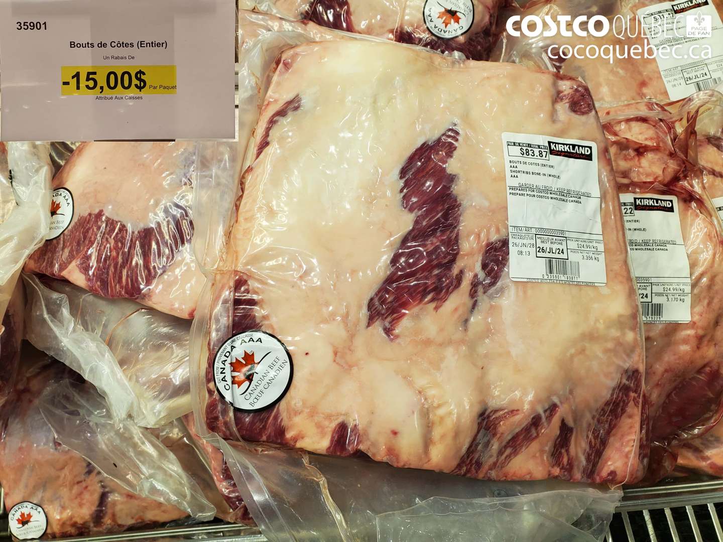 35901 BOUTS DE CÔTES (ENTIER) ($15.00 INSTANT SAVINGS)