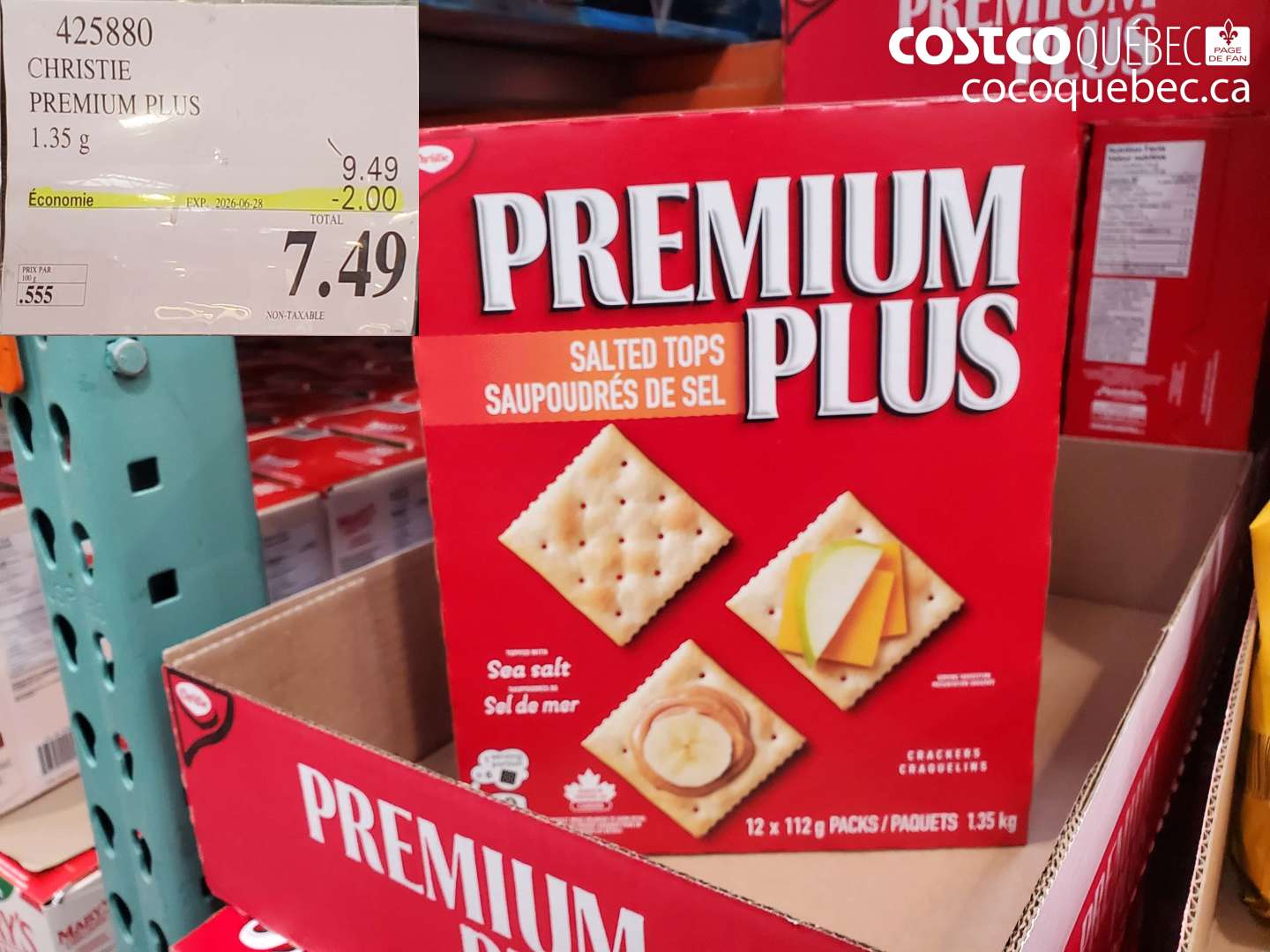 425880 CHRISTIE PREMIUM PLUS 1.35 G ($2.00 INSTANT SAVINGS EXPIRES ON 2026-06-28) $7.49