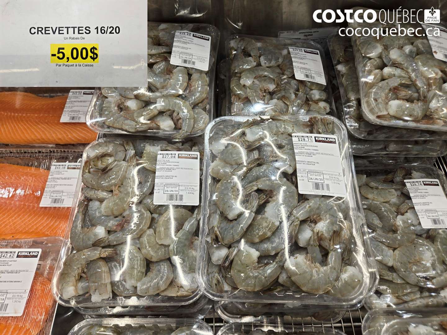 27375 CREVETTES 16/20 ($5.00 INSTANT SAVINGS)