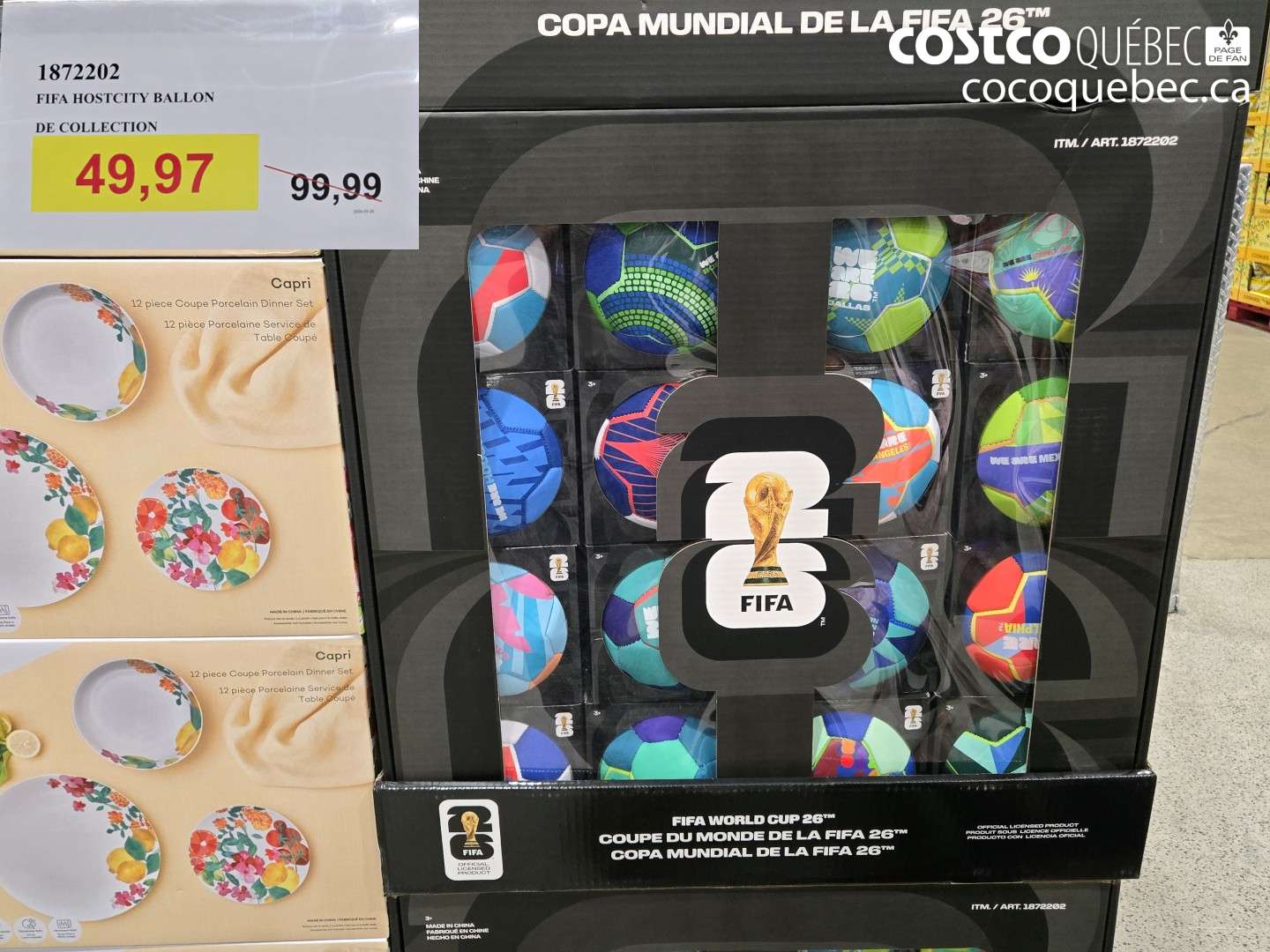 1872202 FIFA HOSTCITY BALLON DE COLLECTION $49.97