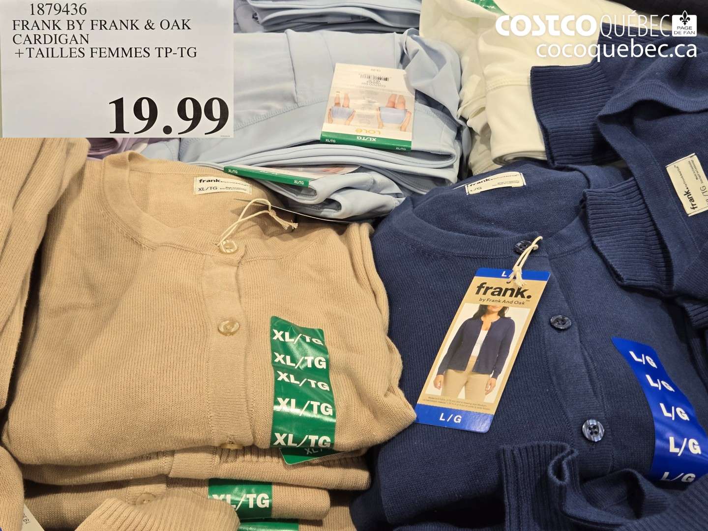 1879436 FRANK BY FRANK & OAK CARDIGAN $19.99
