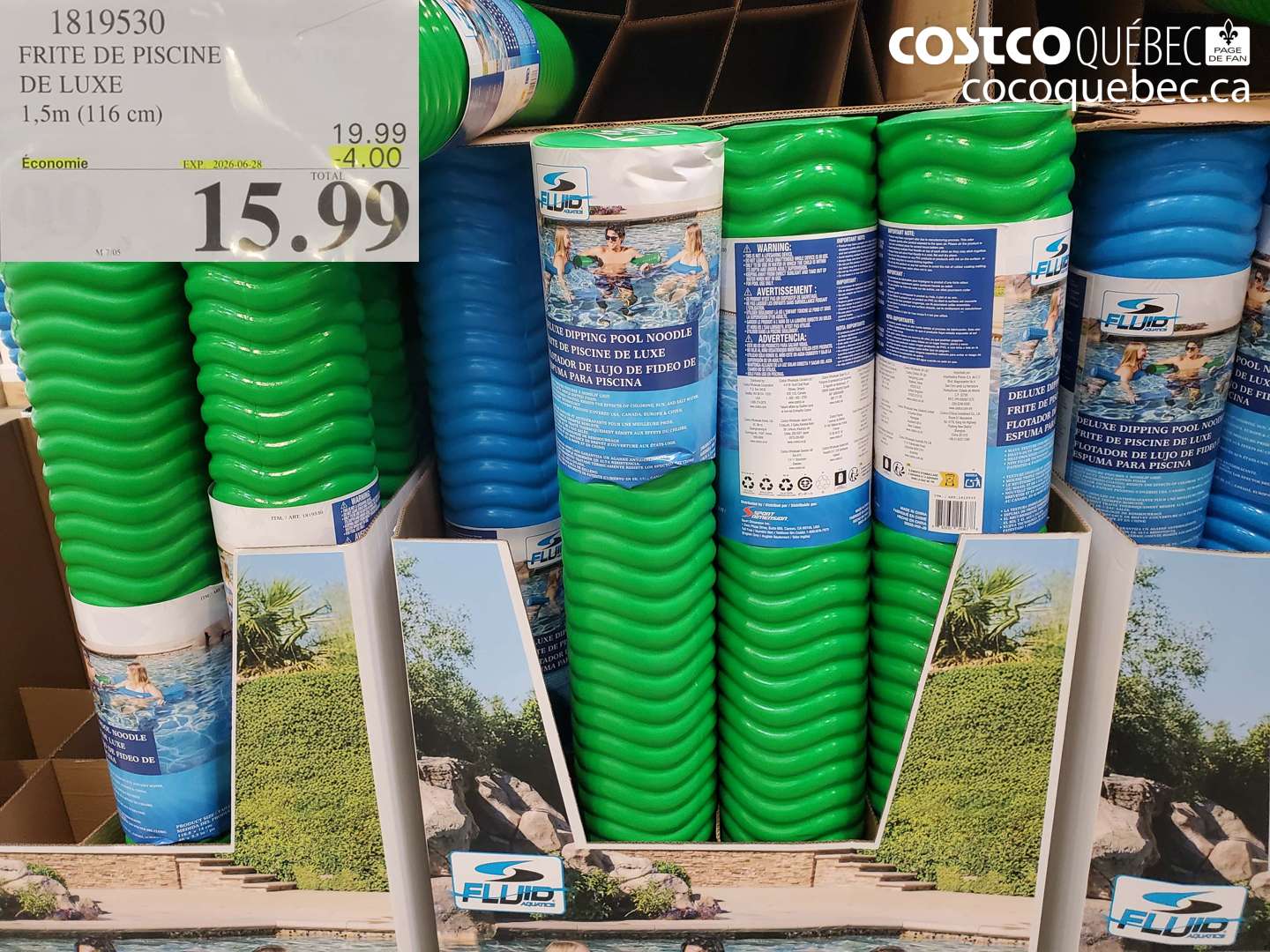 1819530 FRITE DE PISCINE DE LUXE 1.5M (116 CM) ($4.00 INSTANT SAVINGS EXPIRES ON 2026-06-28) $15.99