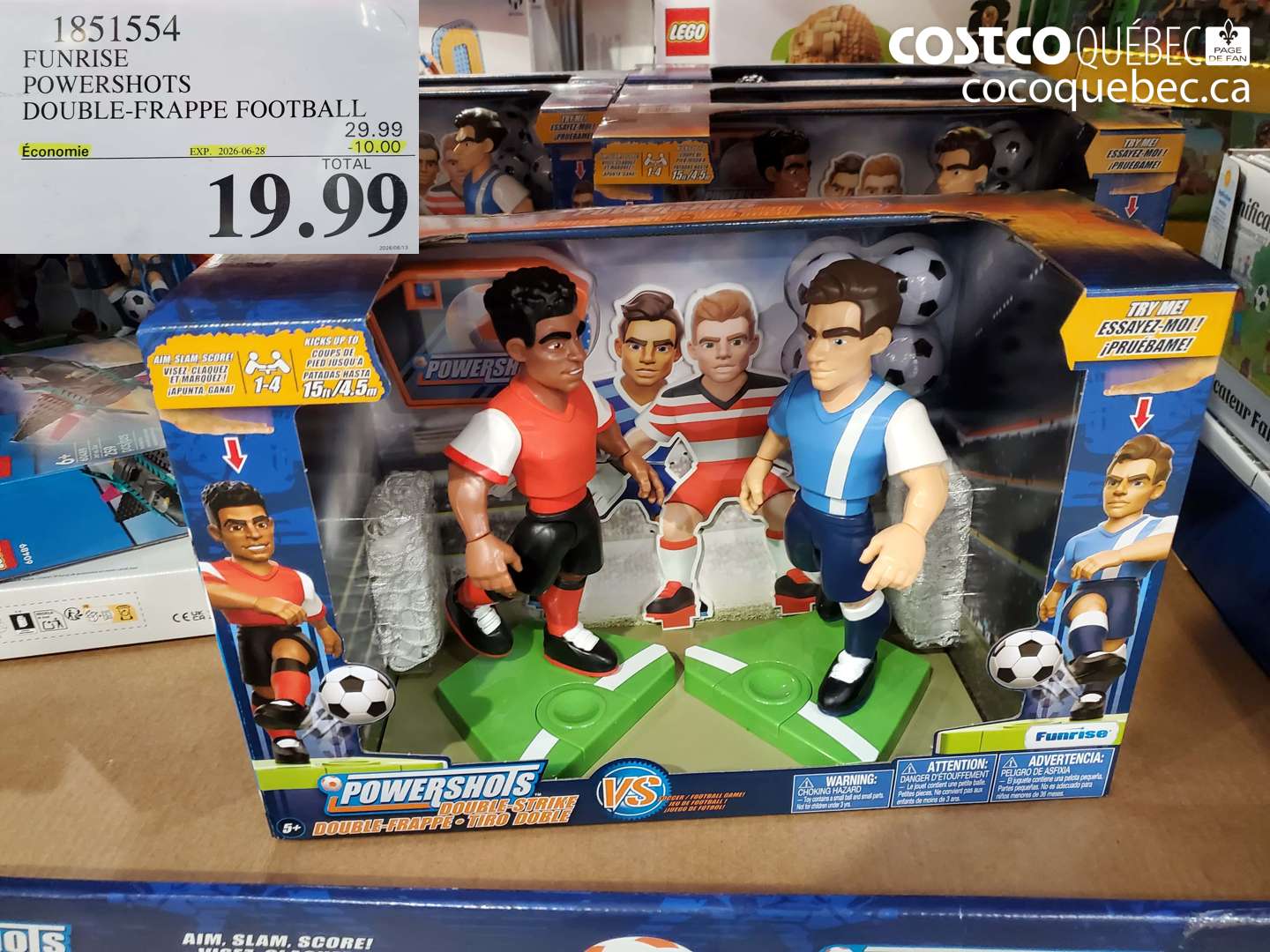 1851554 FUNRISE POWERSHOTS DOUBLE-FRAPPE FOOTBALL ($10.00 INSTANT SAVINGS EXPIRES ON 2026-06-28) $19.99