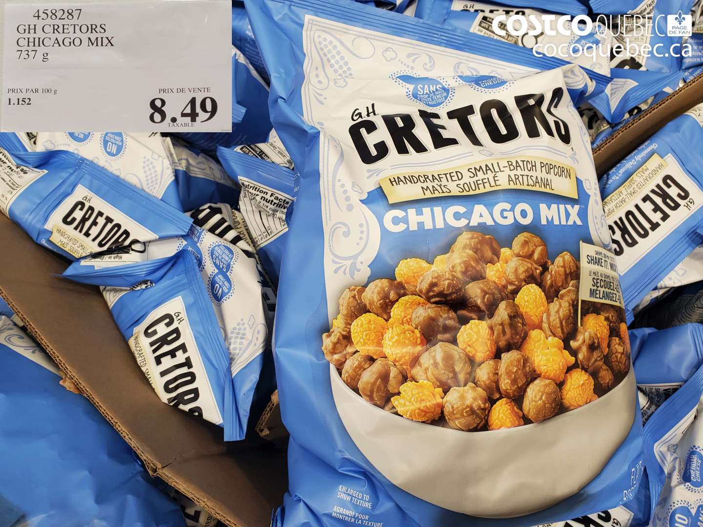 458287 GH CRETORS CHICAGO MIX 737 G $8.49