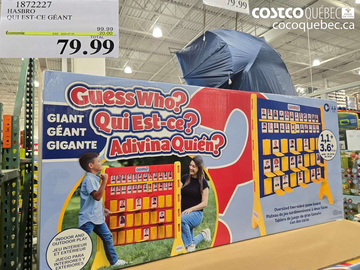 1872227 HASBRO QUI EST-CE GÉANT ($20.00 INSTANT SAVINGS EXPIRES ON 2026-07-05) $79.99