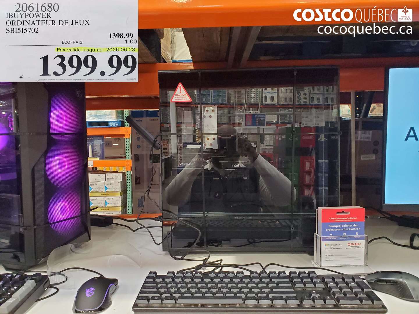 2061680 IBUYPOWER ORDINATEUR DE JEUX SBI5I5702 (EXPIRES ON 2026-06-28) $1399.99