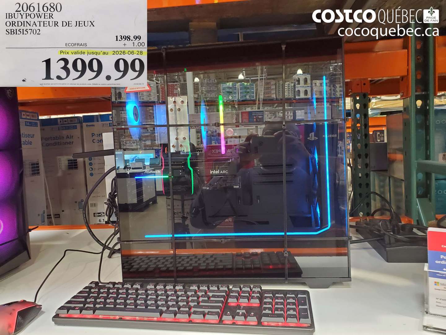 2061680 IBUYPOWER ORDINATEUR DE JEUX SBI5I5702 (EXPIRES ON 2026-06-28) $1399.99
