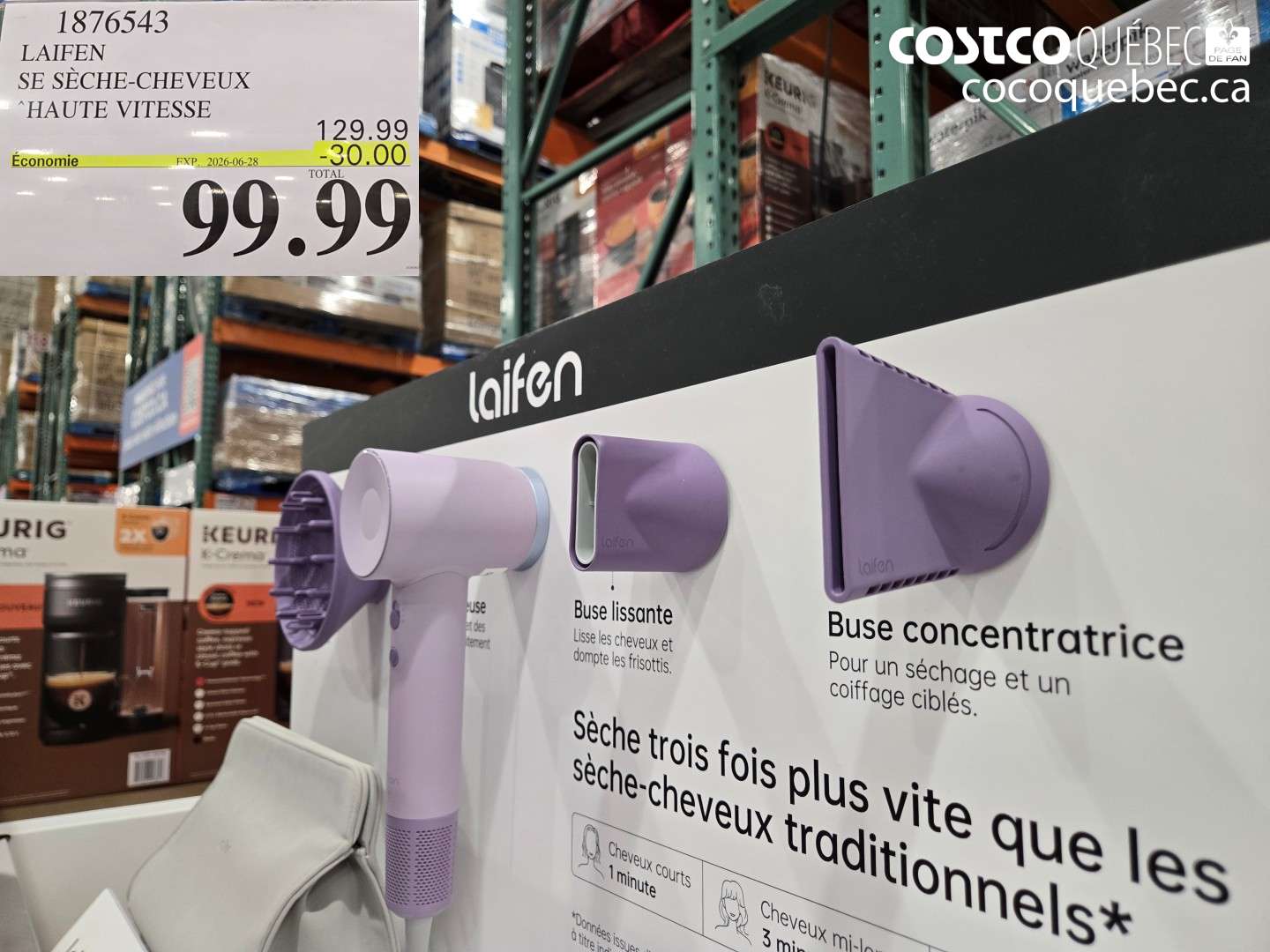 1876543 LAIFEN SÈCHE-CHEVEUX ($30.00 INSTANT SAVINGS EXPIRES ON 2026-06-28) $99.99