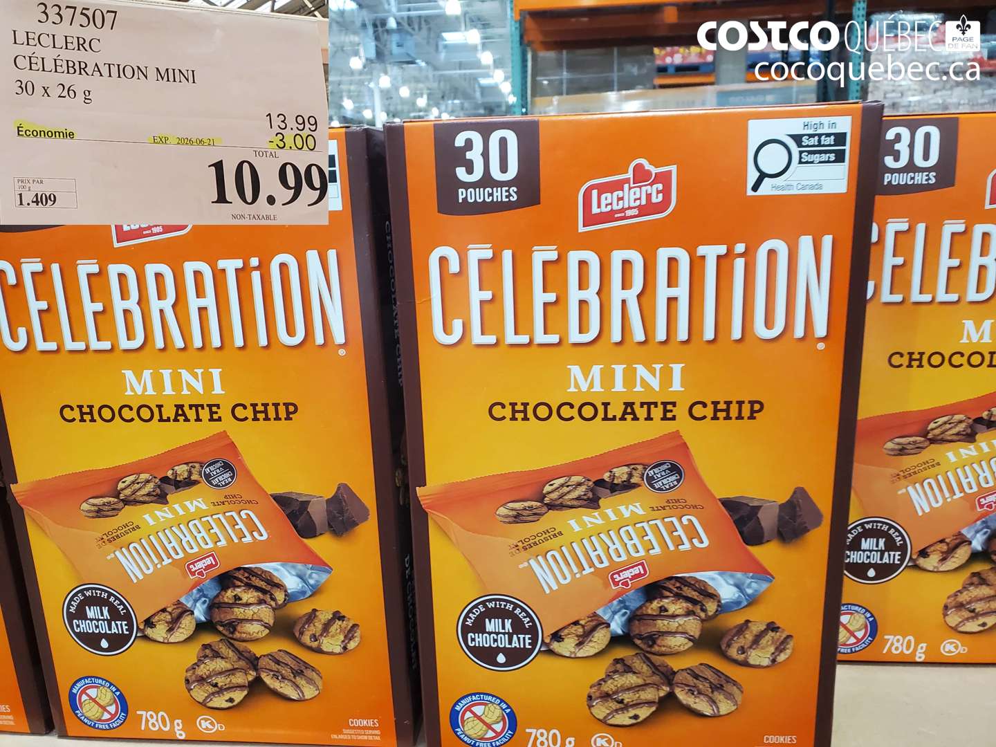 337507 LECLERC CÉLÉBRATION MINI 30 X 26 G ($3.00 INSTANT SAVINGS EXPIRES ON 2026-06-21) $10.99