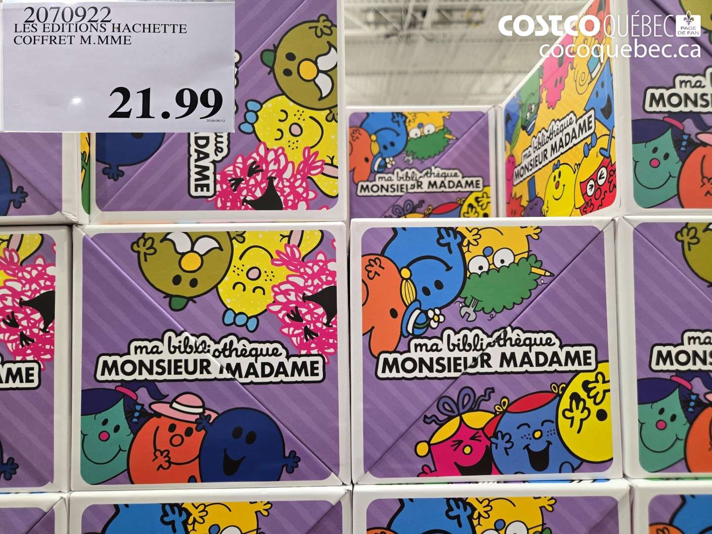 2070922 LES EDITIONS HACHETTE COFFRET M.MME $21.99