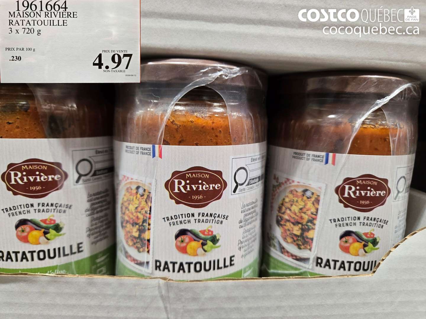 1961664 MAISON RIVIERE RATATOUILLE $4.97