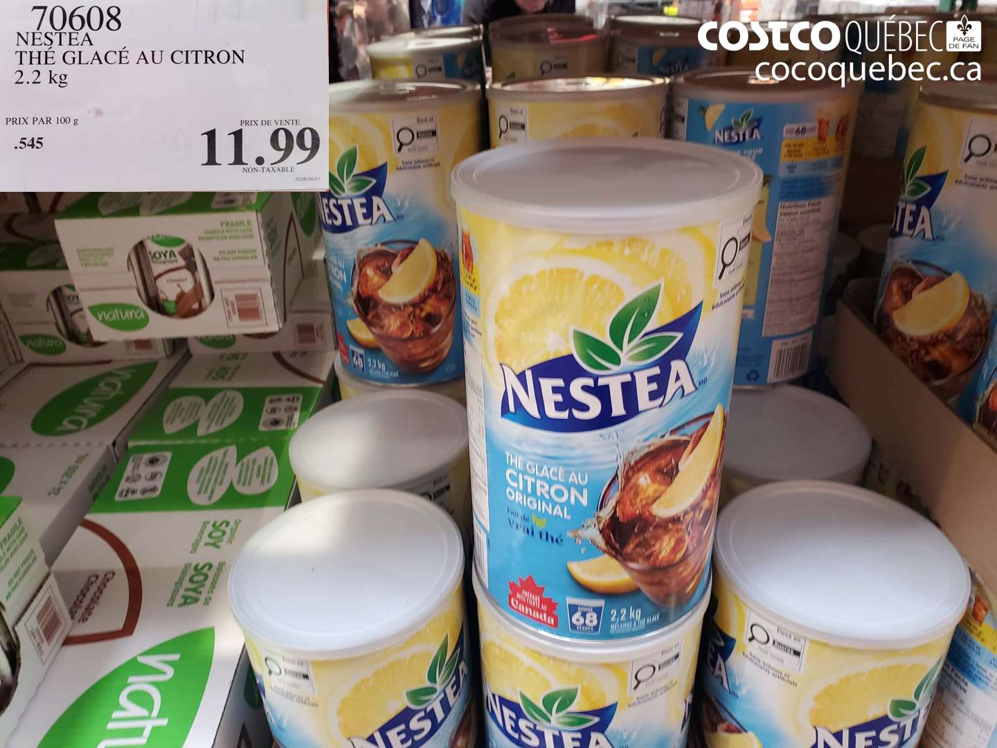 70608 NESTEA THÉ GLACÉ AU CITRON 2.2 KG $11.99