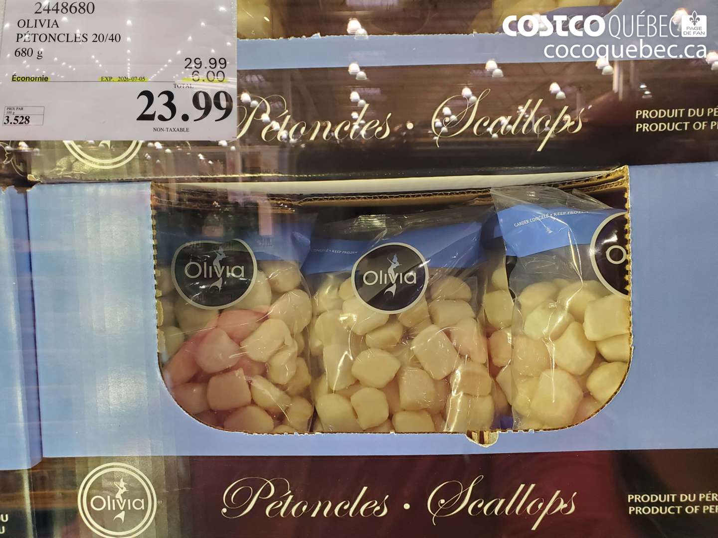 2448680 OLIVIA PÉTONCLES 20/40 680 G ($6.00 INSTANT SAVINGS EXPIRES ON 2026-07-05) $23.99