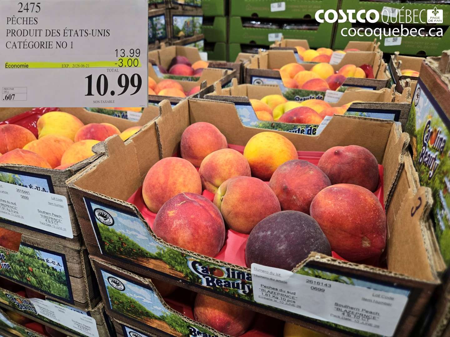 2475 PÊCHES ($3.00 INSTANT SAVINGS EXPIRES ON 2026-06-21) $10.99