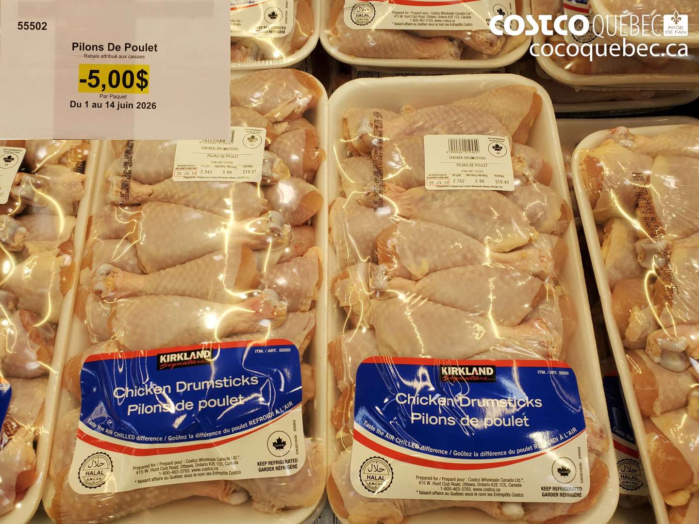 55502 PILONS DE POULET ($5.00 INSTANT SAVINGS EXPIRES ON 2026-06-14)