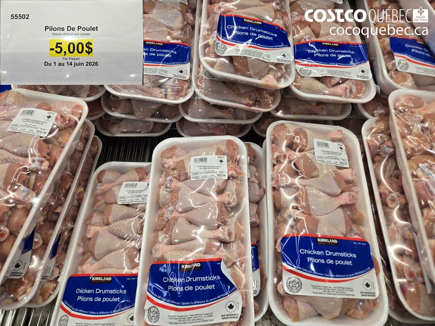 55502 PILONS DE POULET ($5.00 INSTANT SAVINGS EXPIRES ON 2026-06-14)