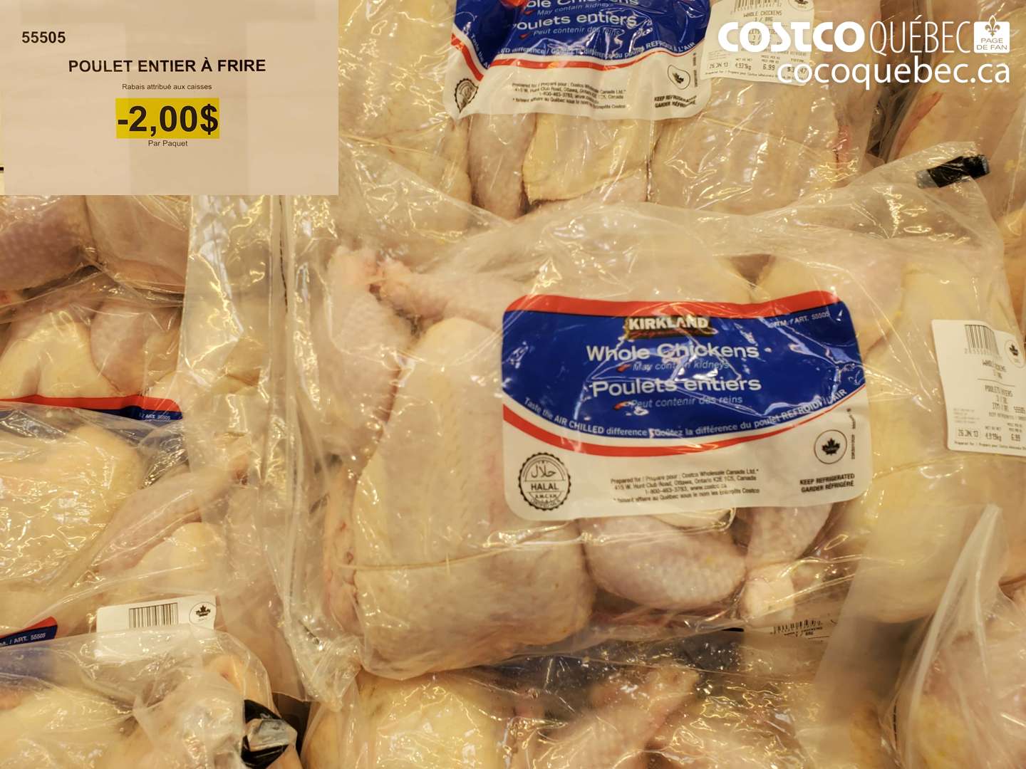 55505 POULET ENTIER À FRIRE ($2.00 INSTANT SAVINGS)