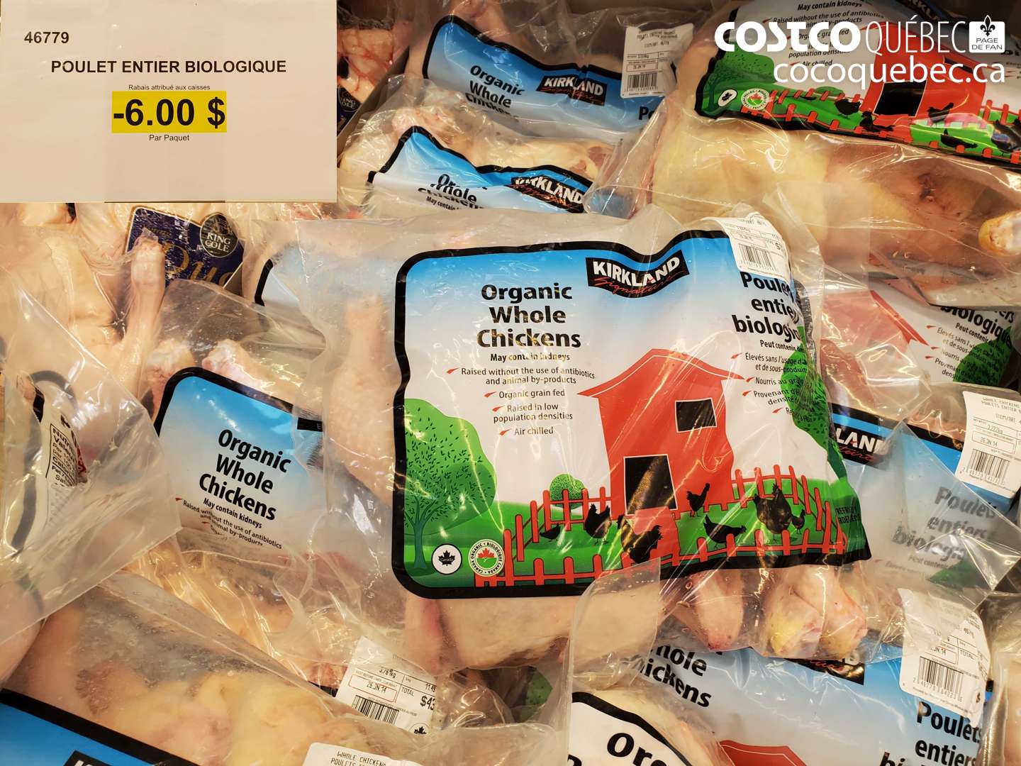 46779 POULET ENTIER BIOLOGIQUE ($6.00 INSTANT SAVINGS)