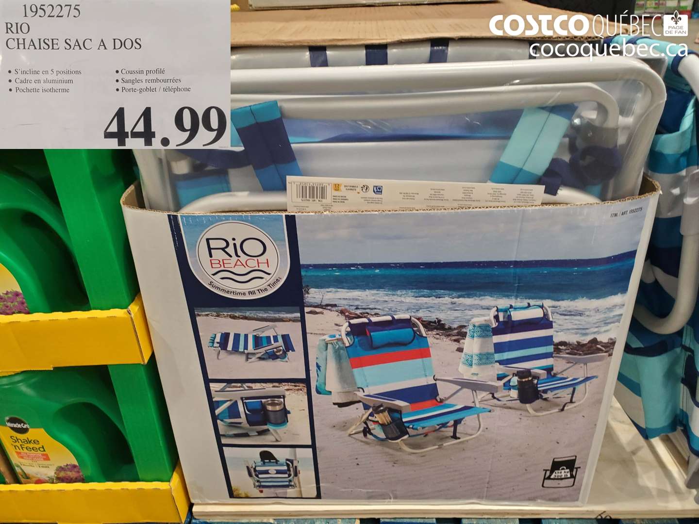 1952275 RIO CHAISE SAC A DOS $44.99