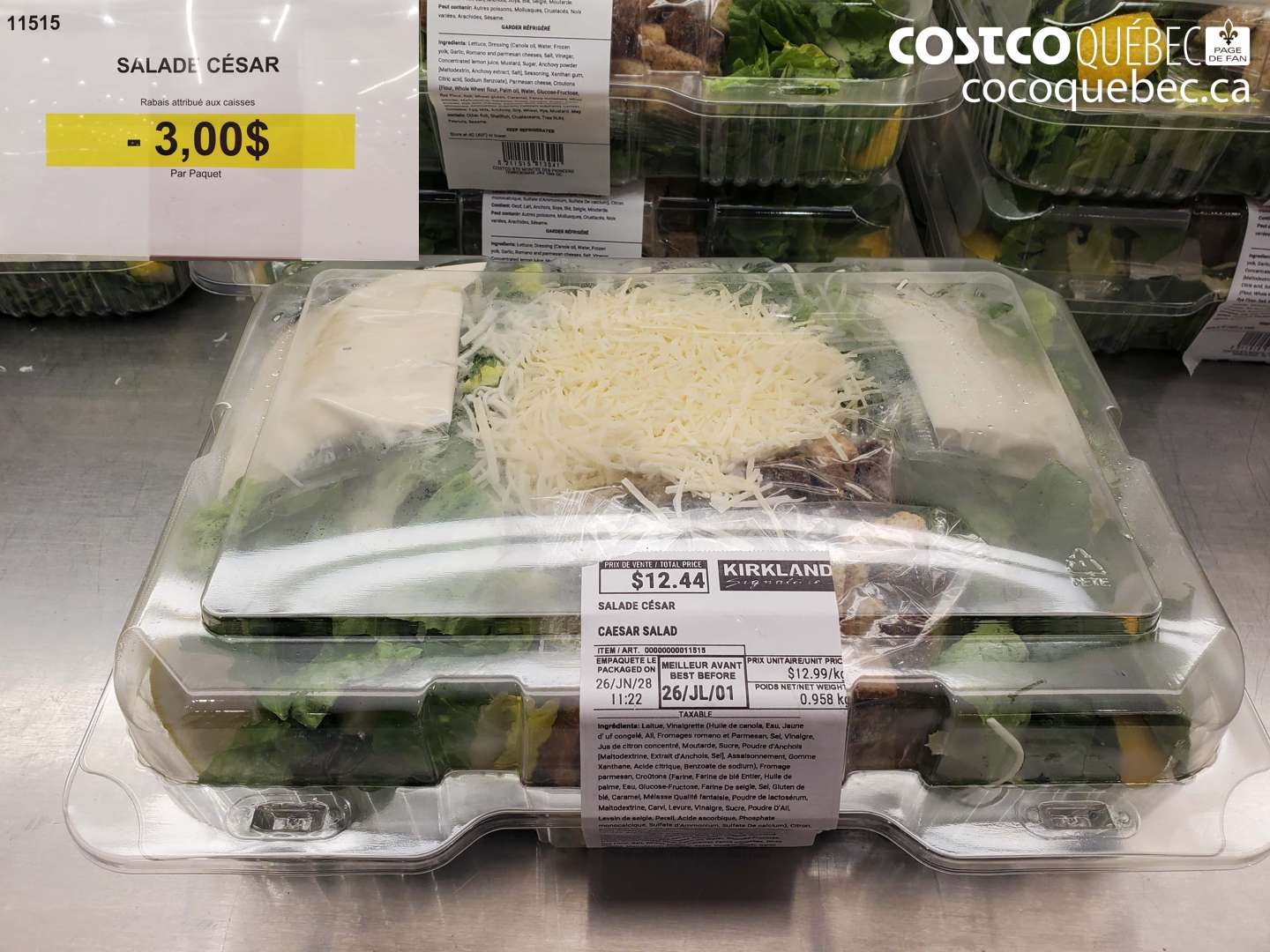 11515 SALADE CÉSAR ($3.00 INSTANT SAVINGS)