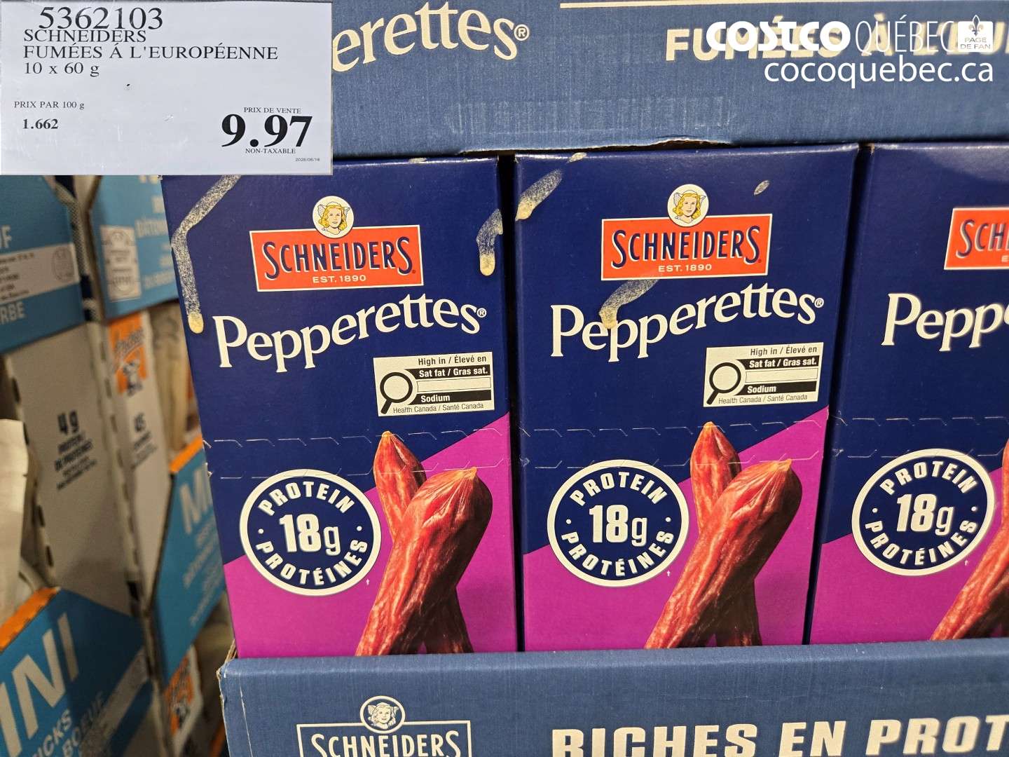 5362103 SCHNEIDERS FUMÉES À L'EUROPÉENNE $9.97