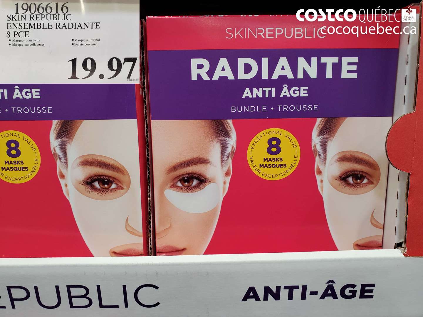 1906616 SKIN REPUBLIC ENSEMBLE RADIANTE 8 PCE $19.97