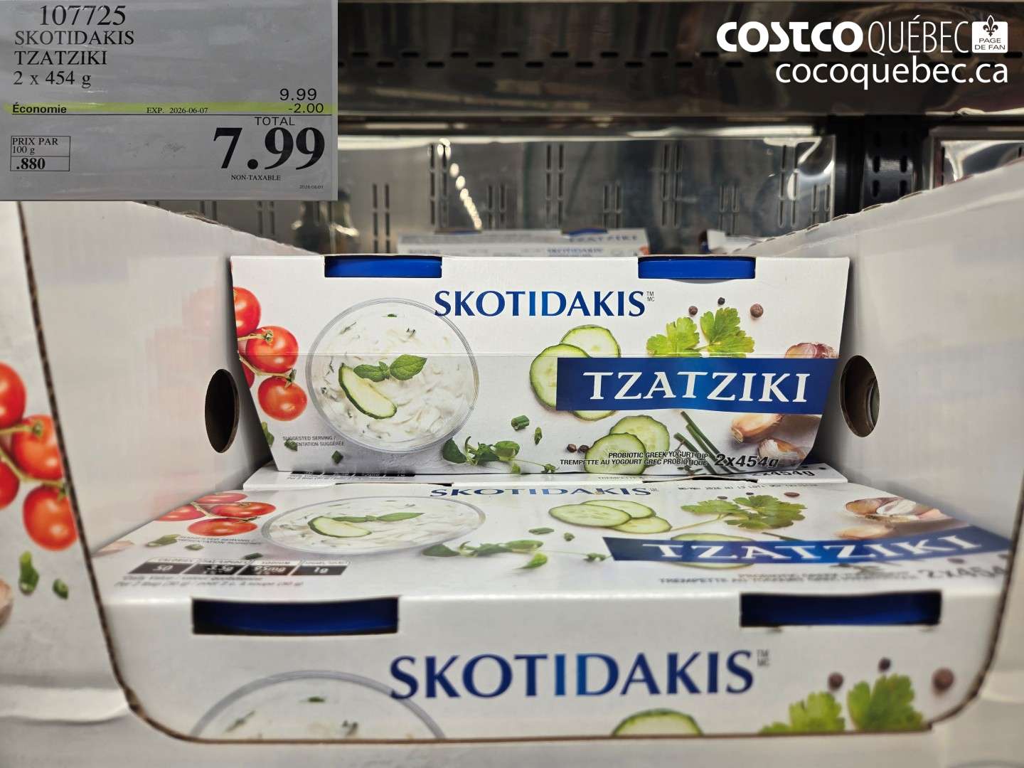 107725 SKOTIDAKIS TZATZIKI ($2.00 INSTANT SAVINGS EXPIRES ON 2026-06-07) $7.99