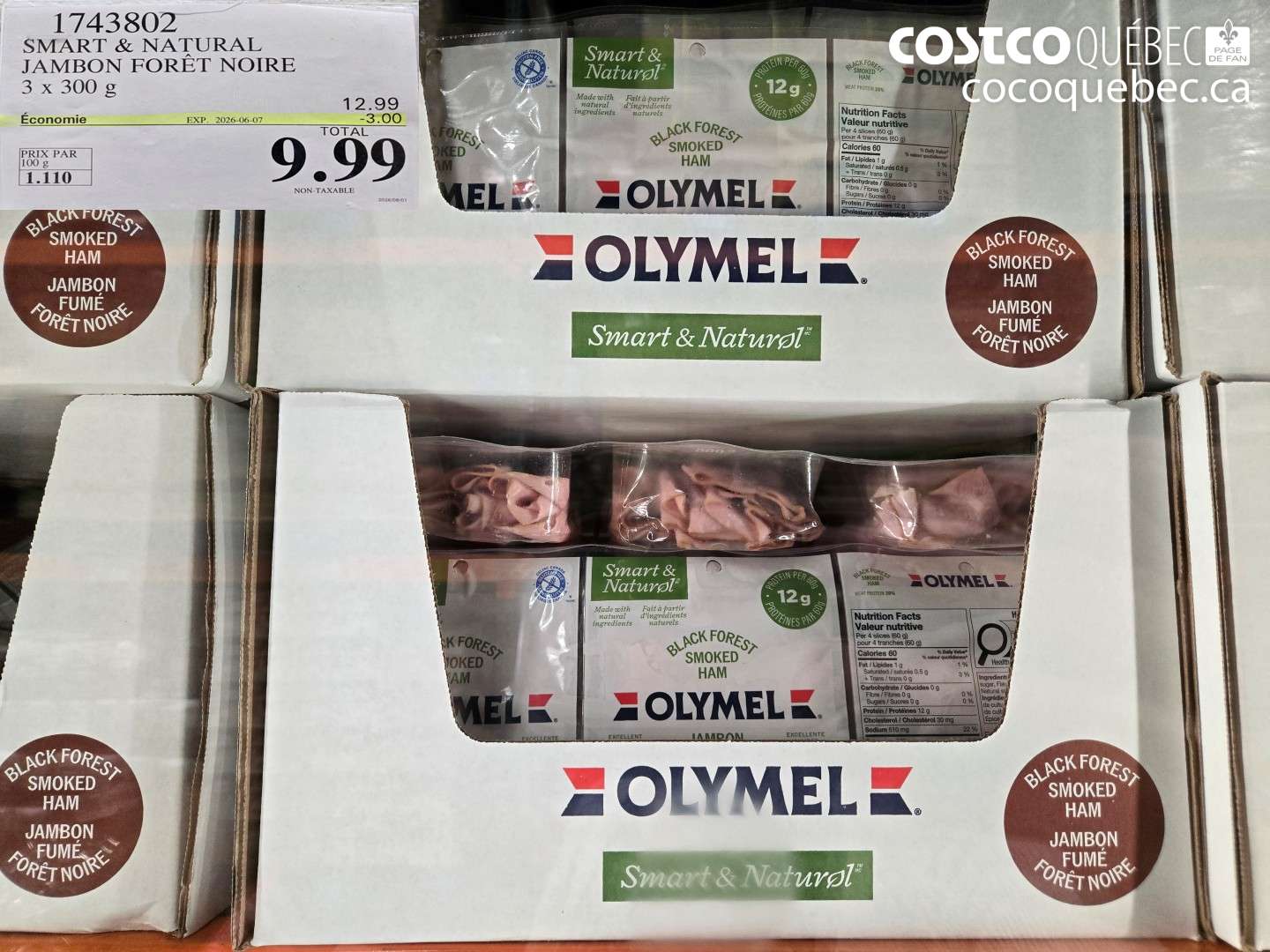 1743802 SMART & NATURAL JAMBON FORÊT NOIRE ($3.00 INSTANT SAVINGS EXPIRES ON 2026-06-07) $9.99