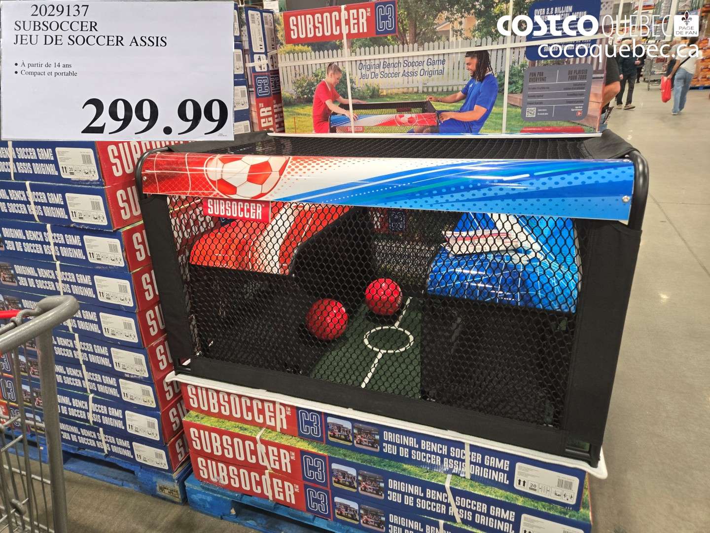 2029137 SUBSOCCER JEU DE SOCCER ASSIS $299.99