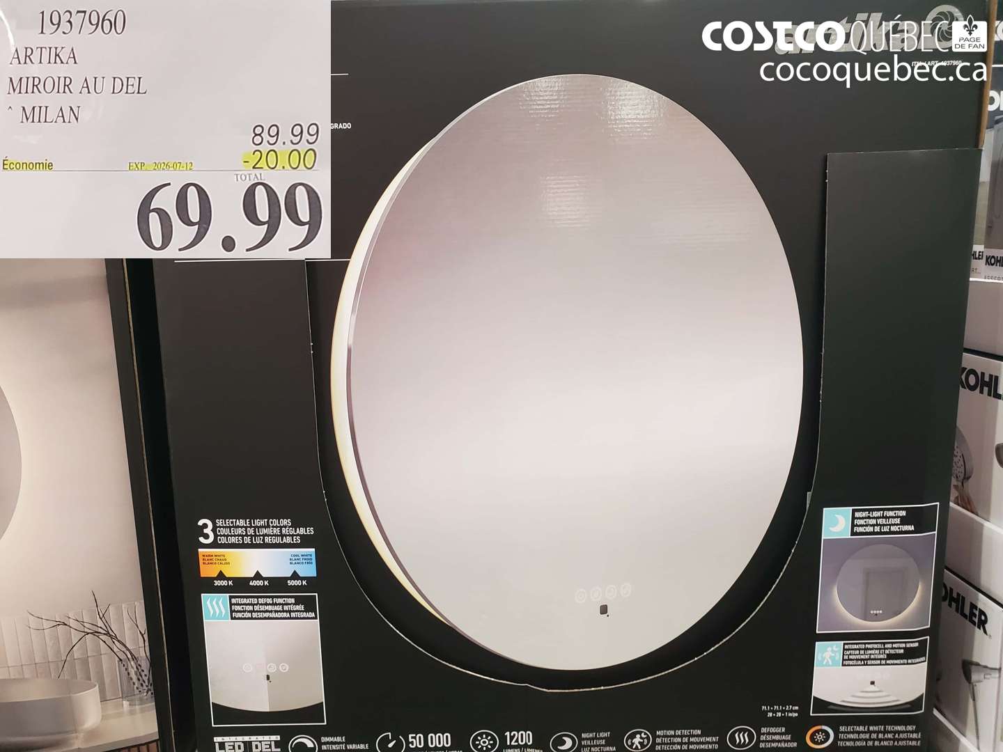 1937960 ARTIKA MIROIR AU DEL MILAN ($20.00 INSTANT SAVINGS EXPIRES ON 2026-07-12) $69.99