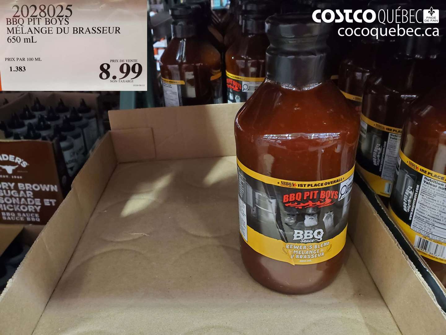 2028025 BBQ PIT BOYS MÉLANGE DU BRASSEUR 650 ML $8.99