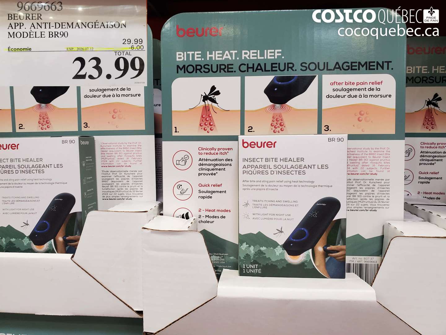 9669663 BEURER APP. ANTI-DÉMANGEAISON MODÈLE BR90 ($6.00 INSTANT SAVINGS EXPIRES ON 2026-07-12) $23.99