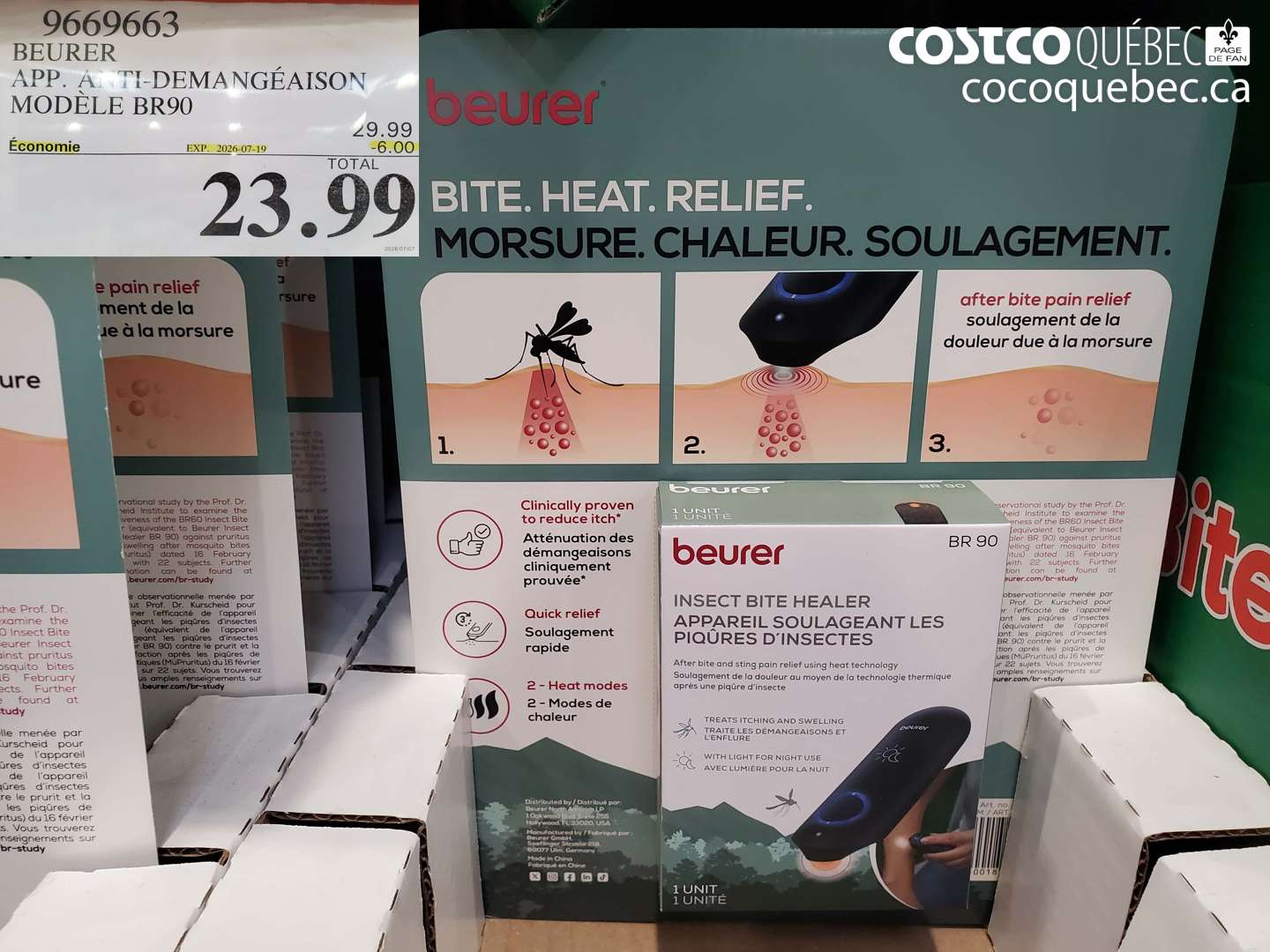 9669663 BEURER APP. ANTI-DEMANGEAISON MODÈLE BR90 ($6.00 INSTANT SAVINGS EXPIRES ON 2026-07-19) $23.99