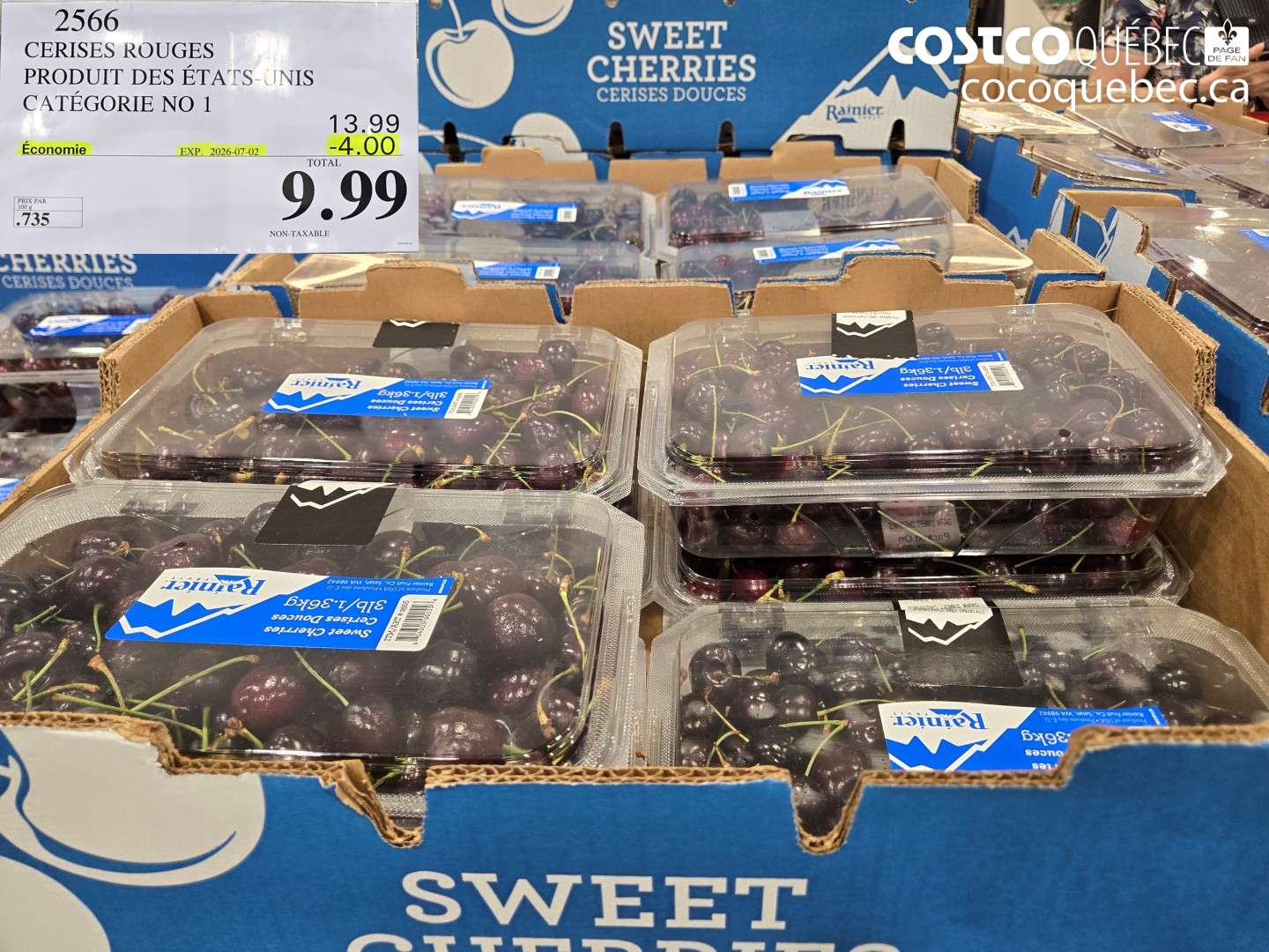 2566 CERISES ROUGES ($4.00 INSTANT SAVINGS EXPIRES ON 2026-07-02) $9.99