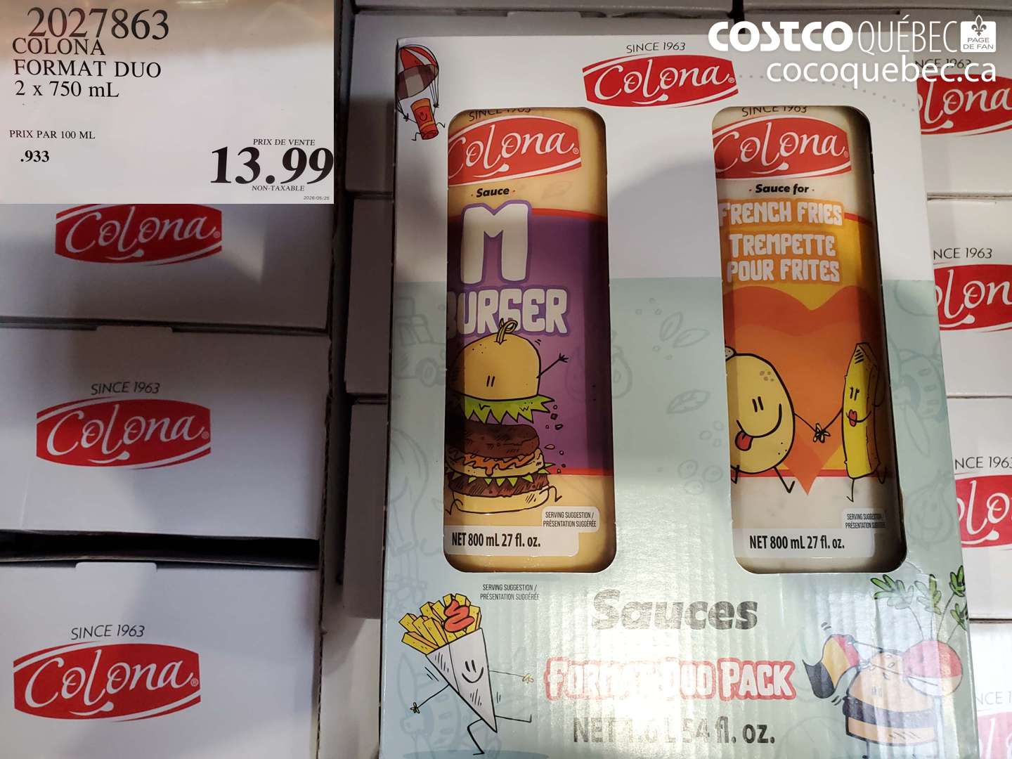 2027863 COLONA FORMAT DUO 2 X 750 ML $13.99