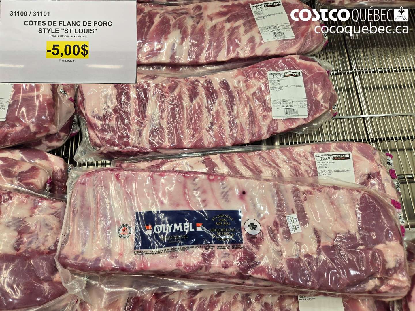31100 CÔTES DE FLANC DE PORC STYLE 