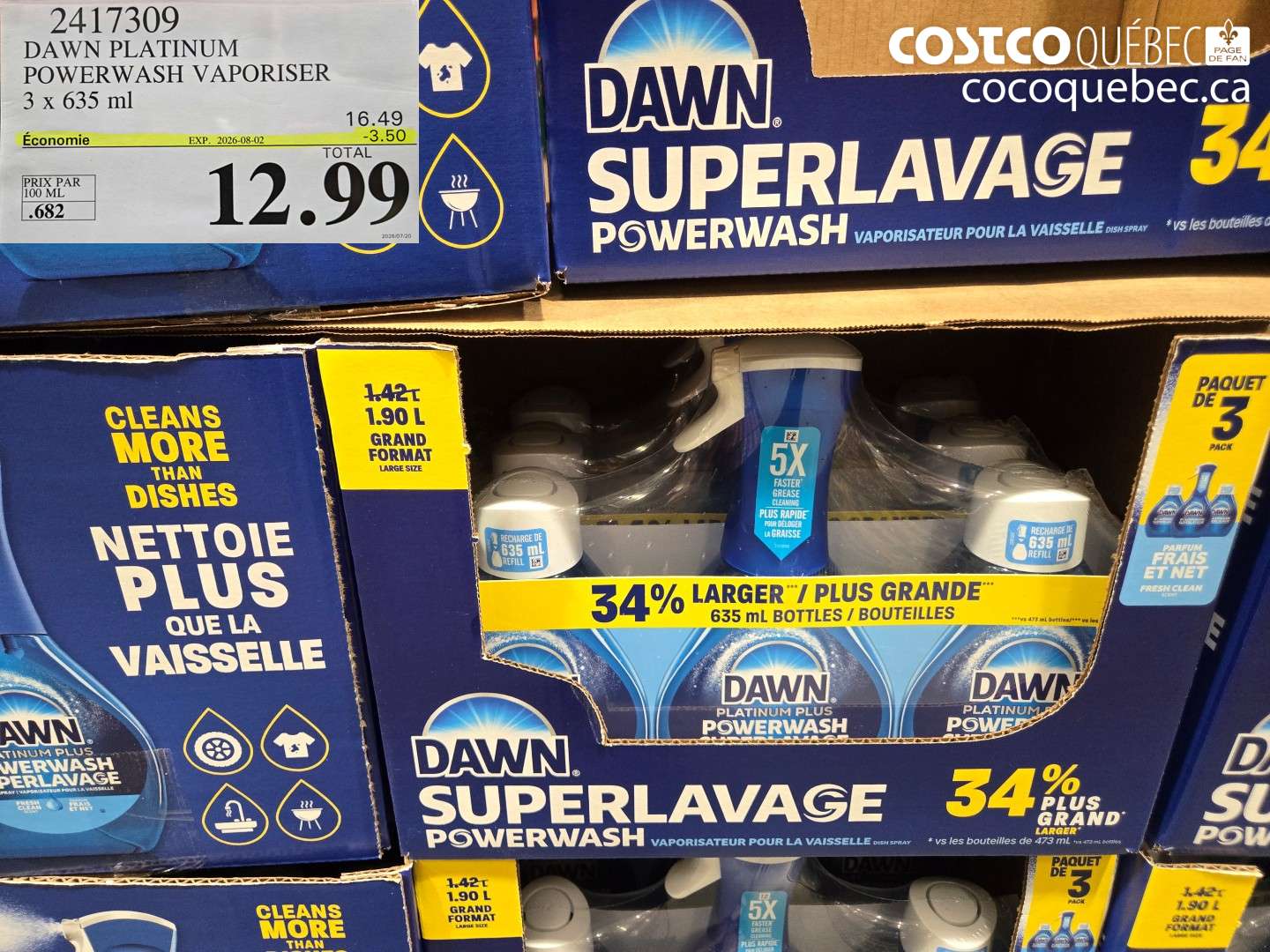 2417309 DAWN PLATINUM POWERWASH VAPORISER ($3.50 INSTANT SAVINGS EXPIRES ON 2026-08-02) $12.99