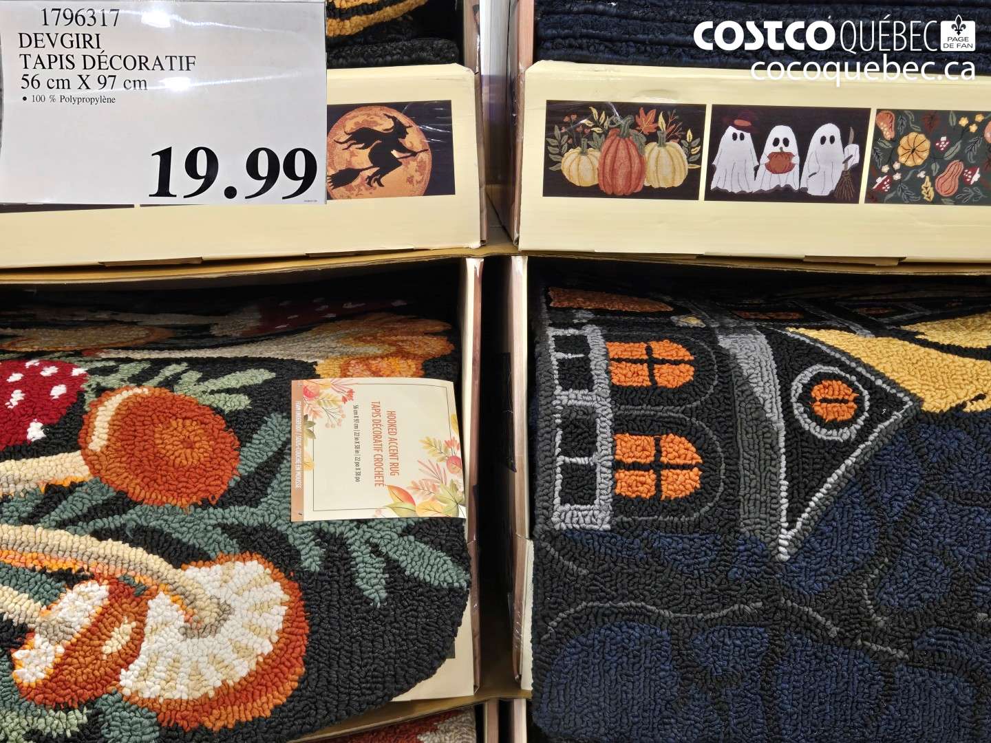 1796317 DEVGIRI TAPIS DÉCORATIF 56 CM X 97 CM $19.99