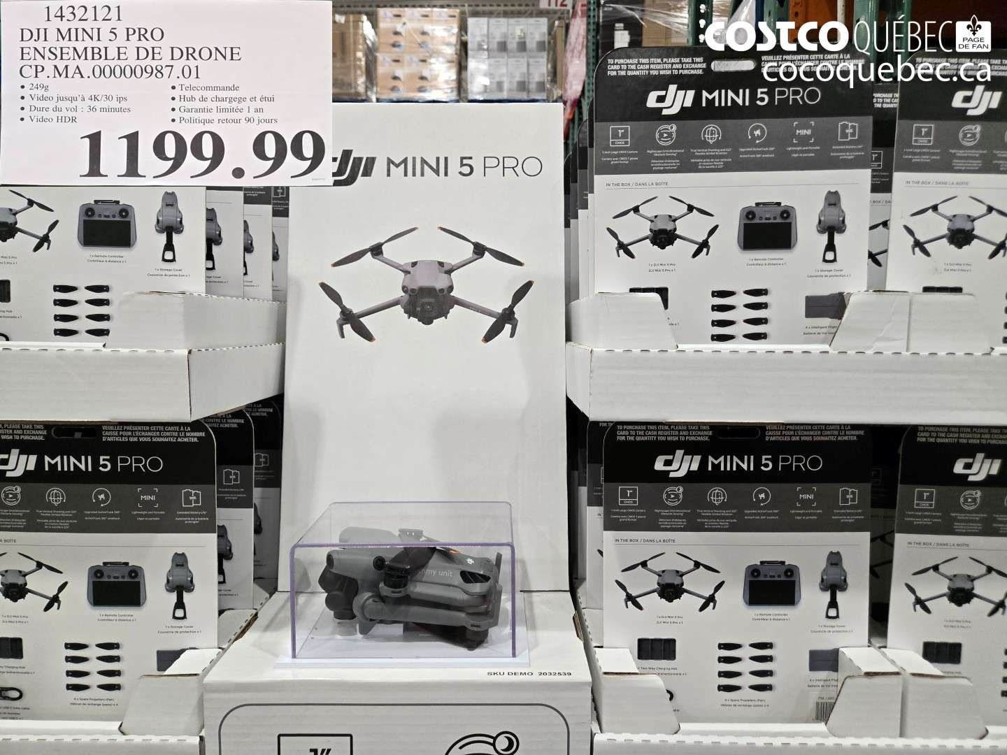 1432121 DJI MINI 5 PRO ENSEMBLE DE DRONE CP.MA.000000987.01 $1199.99