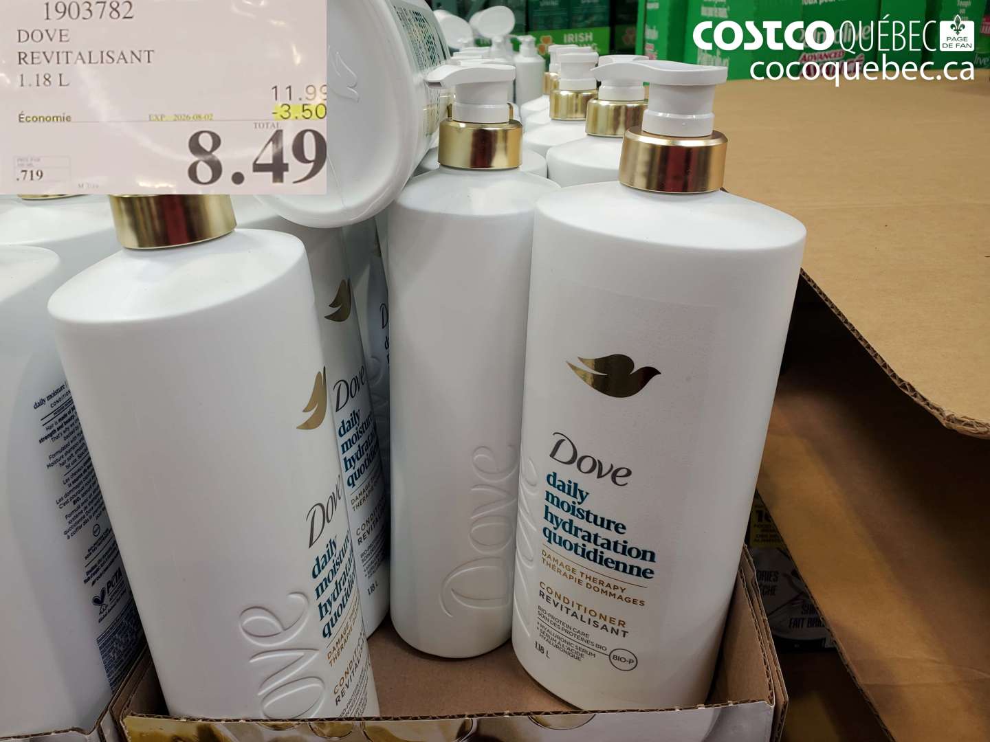 1903782 DOVE REVITALISANT 1.18 L ($3.50 INSTANT SAVINGS EXPIRES ON 2026-08-02) $8.49