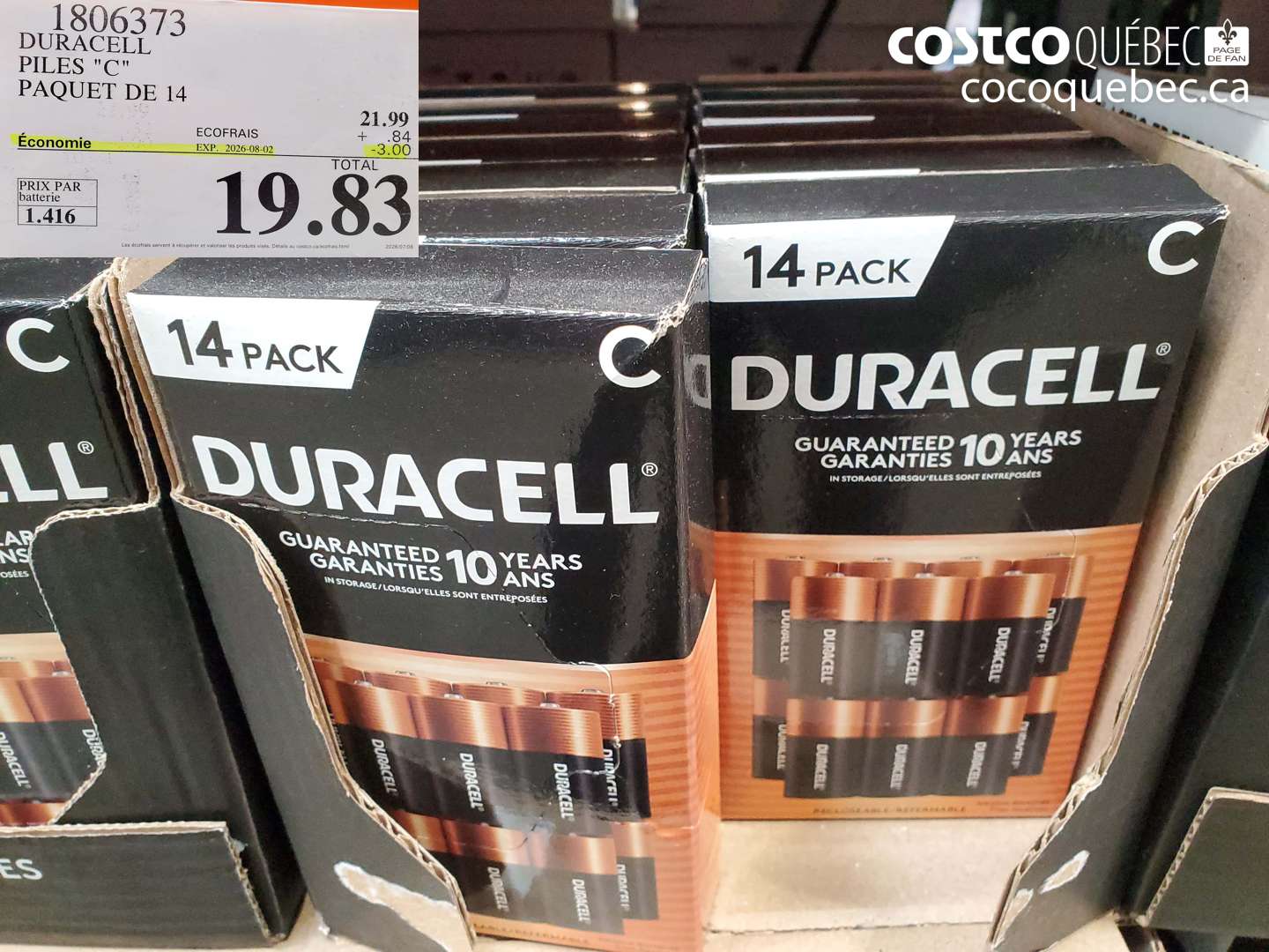 1806373 DURACELL PILES 
