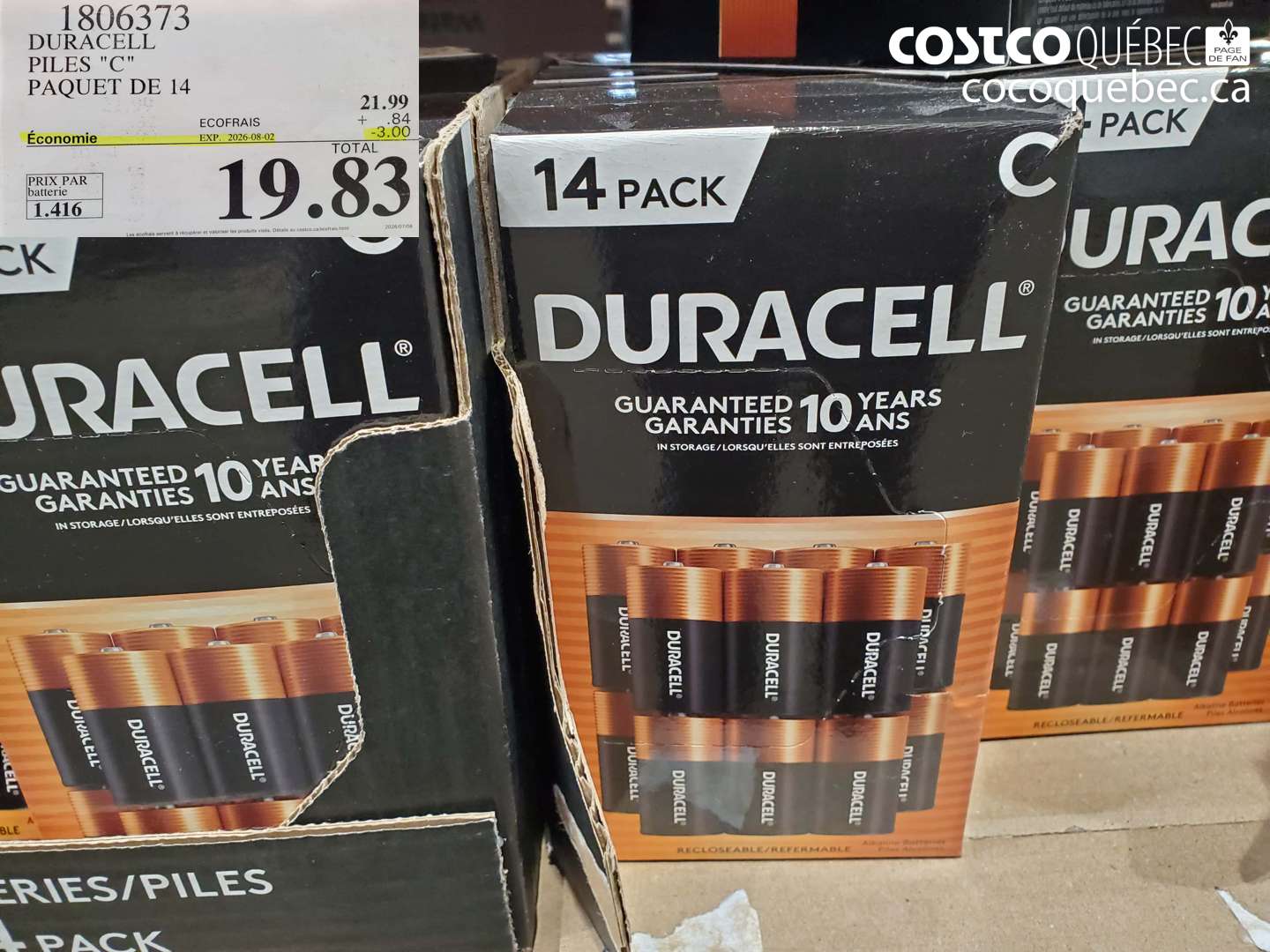 1806373 DURACELL PILES