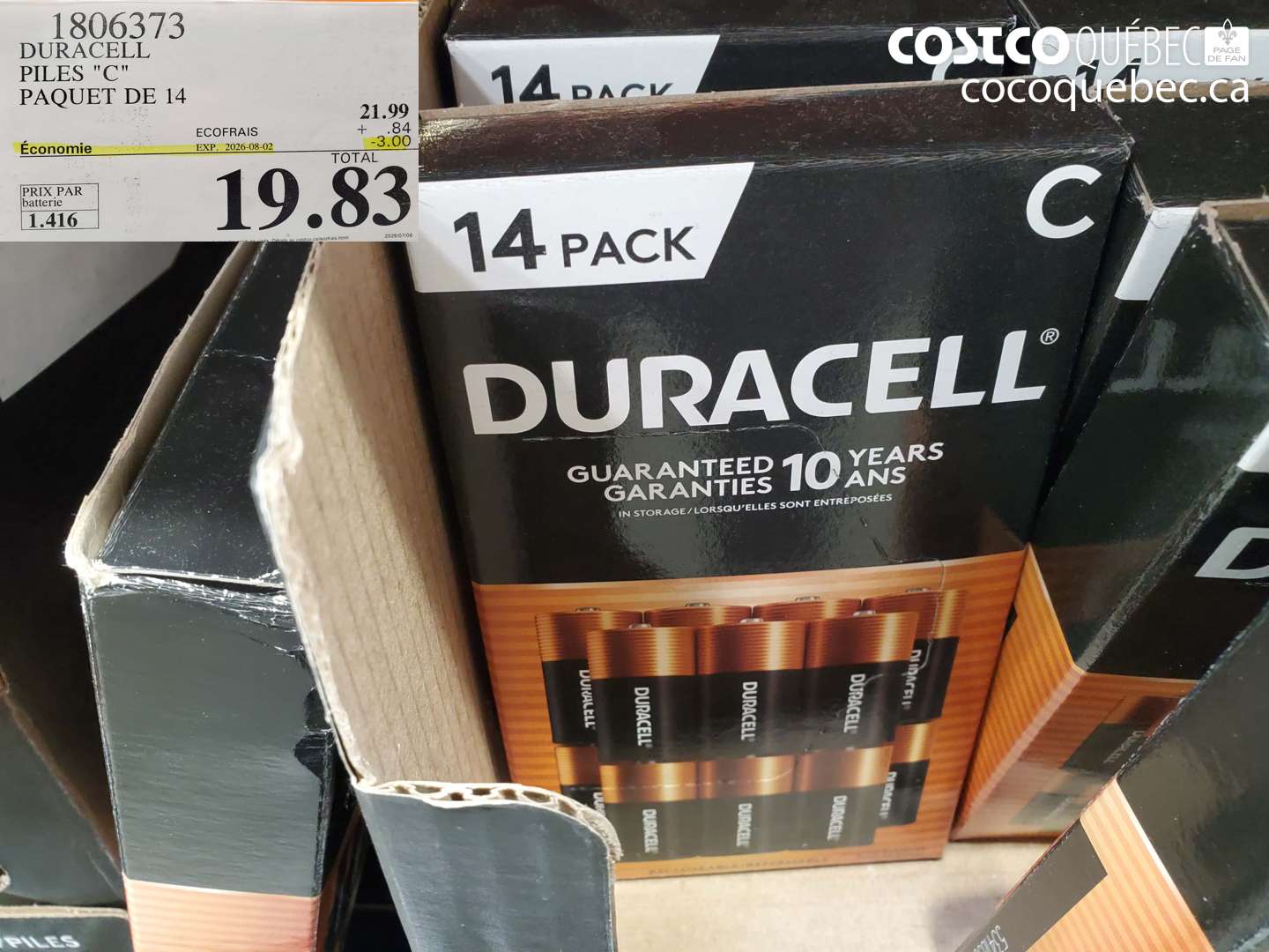 1806373 DURACELL PILES 