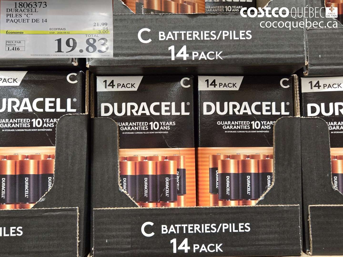 1806373 DURACELL PILES 